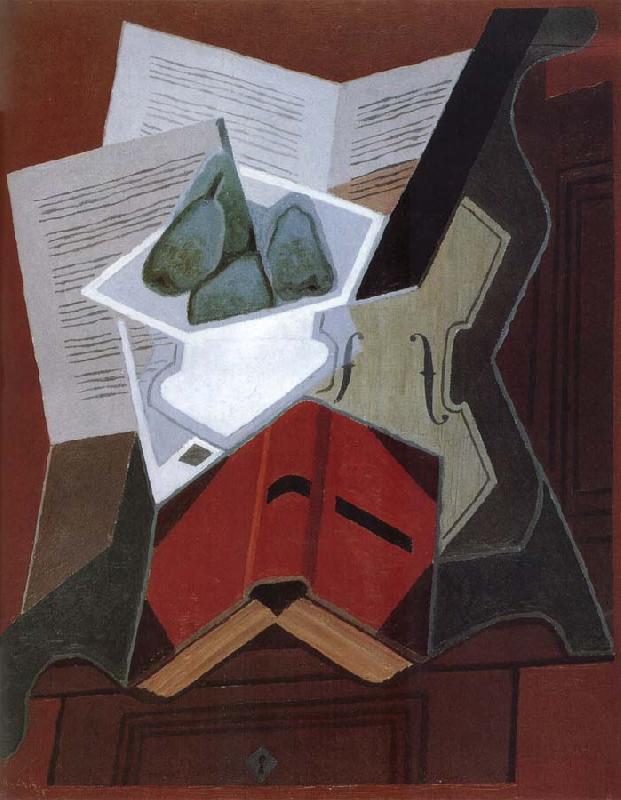 Juan Gris Red book oil painting picture